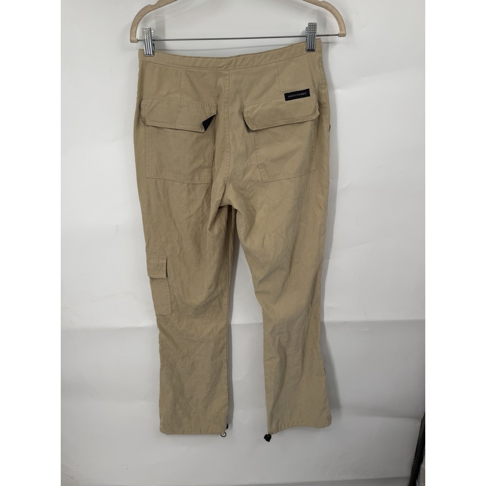 Abercrombie & Fitch Hiking Pants Women M Beige Gorpcore Outdoor Camping Trail - Picture 2 of 11